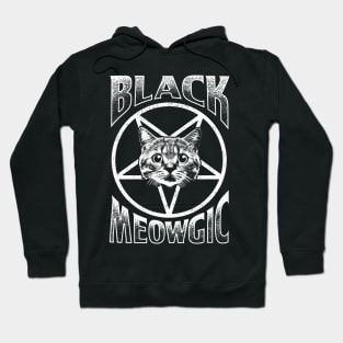 Black meowgic Hoodie